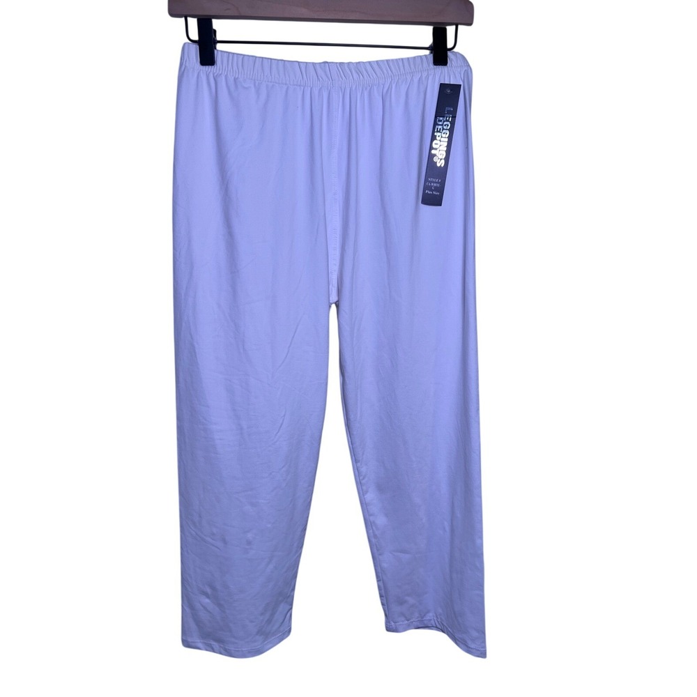 Leggings Depot White Capri‎ Leggings Plus Size CA-WHITE-G New With Tags